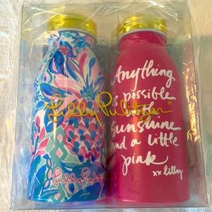 ☀️🌴💗 LILLY PULITZER water 💦 bottles 💗🌴☀️